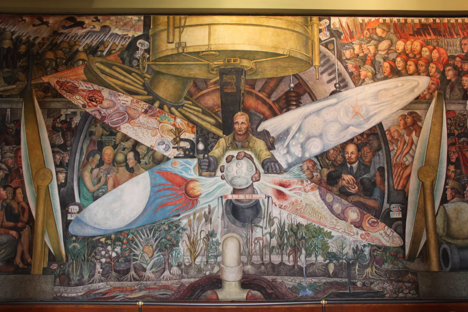 Diego Rivera’s mural Man at the Crossroads.